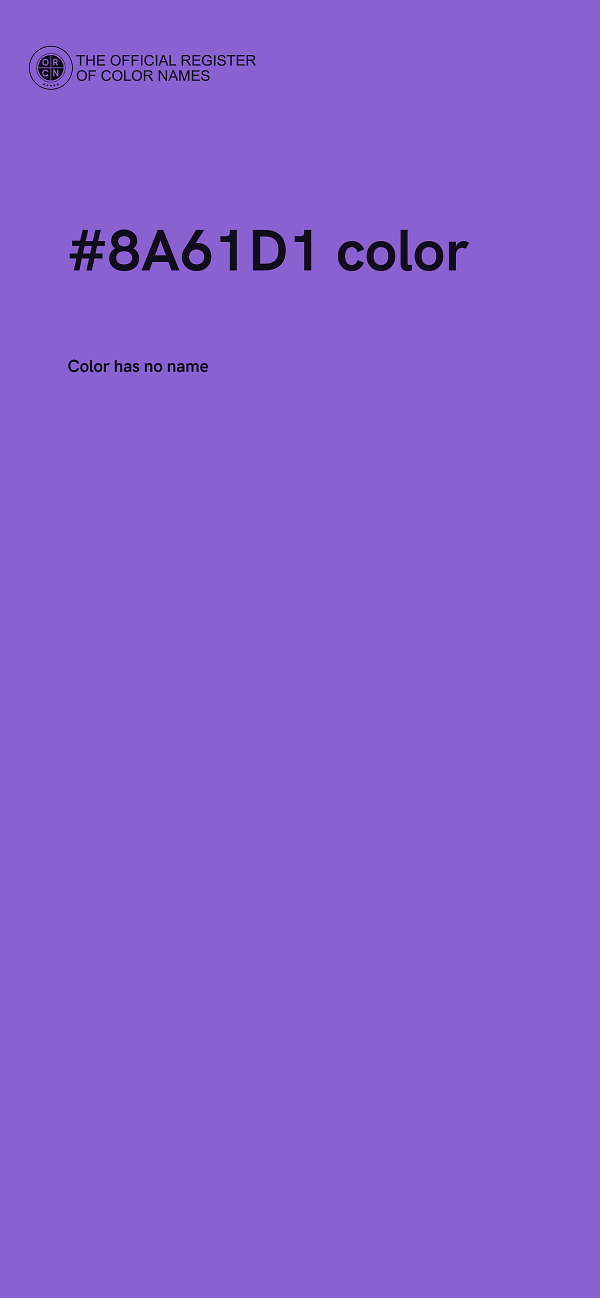 #8A61D1 color image