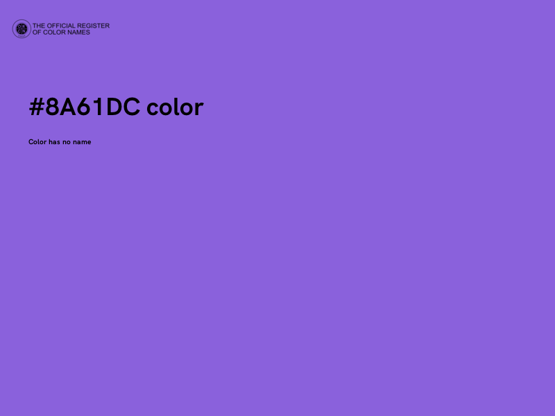 #8A61DC color image