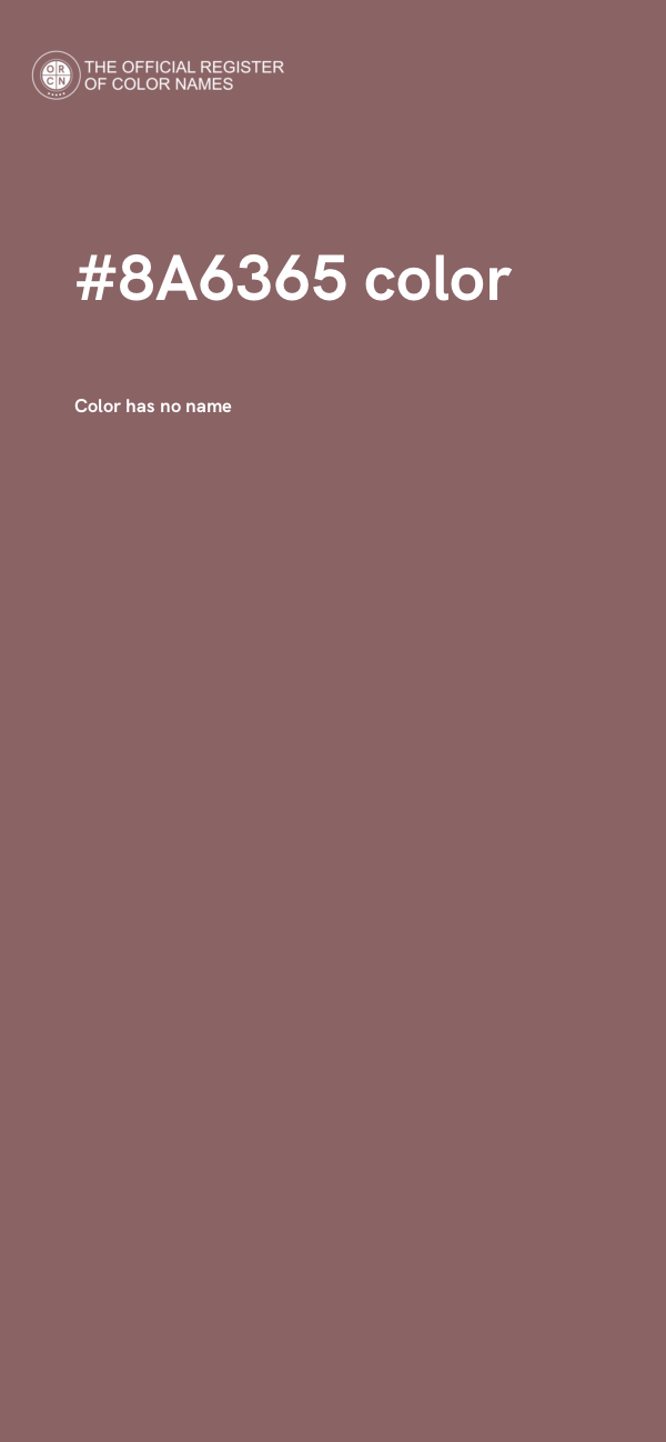 #8A6365 color image
