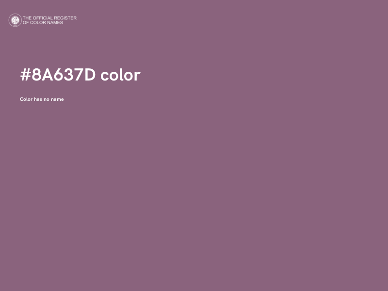#8A637D color image