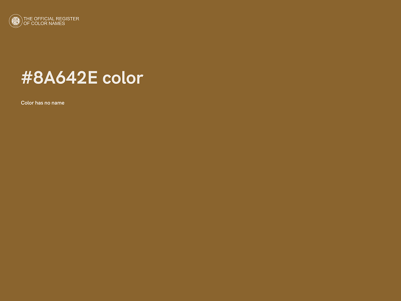 #8A642E color image