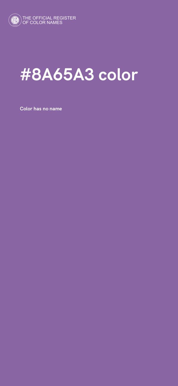 #8A65A3 color image