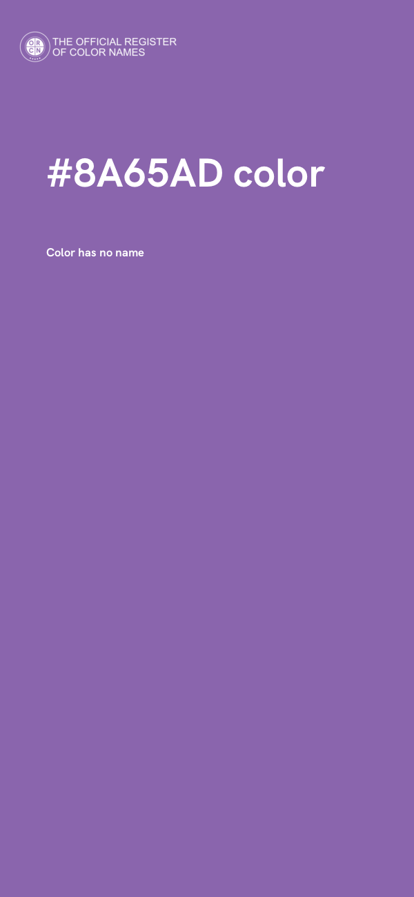 #8A65AD color image