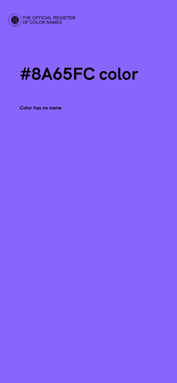 #8A65FC color image