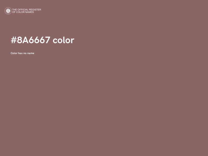 #8A6667 color image