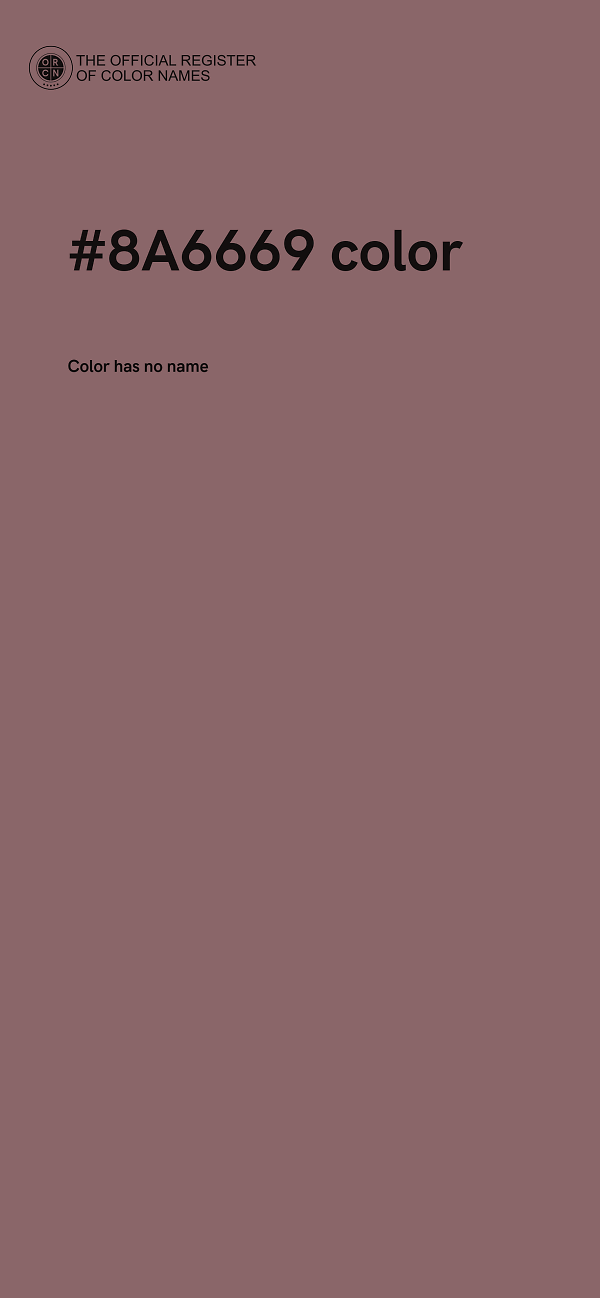 #8A6669 color image