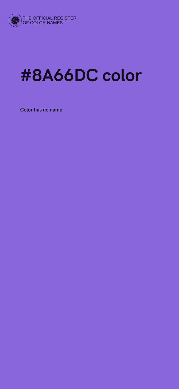 #8A66DC color image