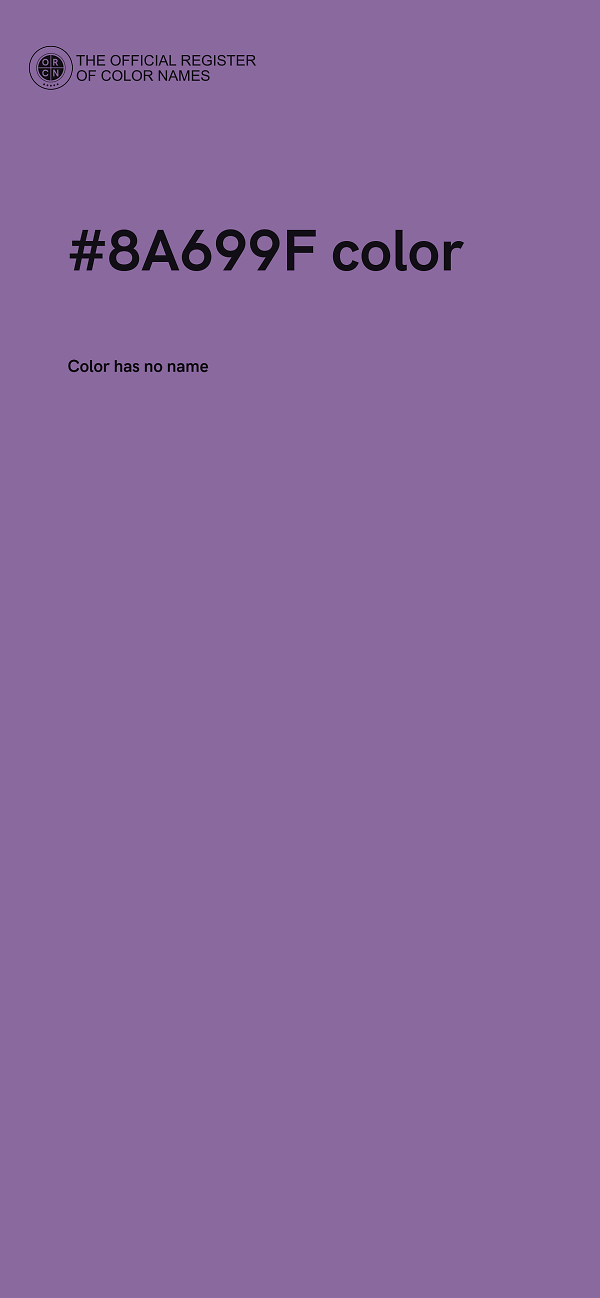#8A699F color image