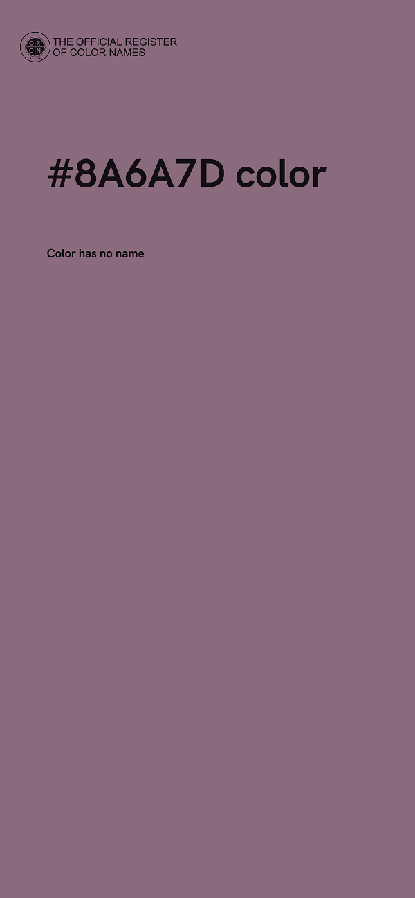 #8A6A7D color image