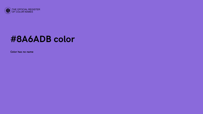 #8A6ADB color image