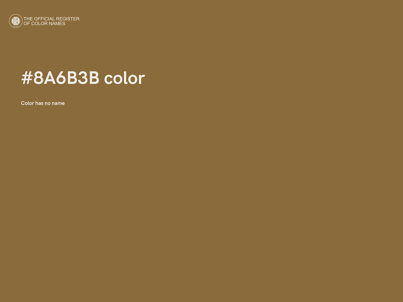 #8A6B3B color image