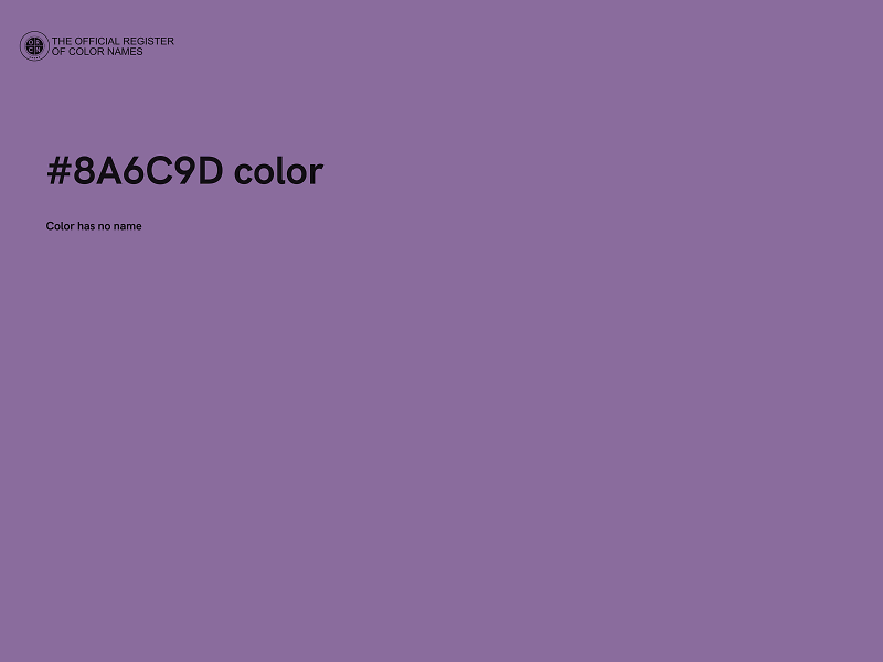 #8A6C9D color image