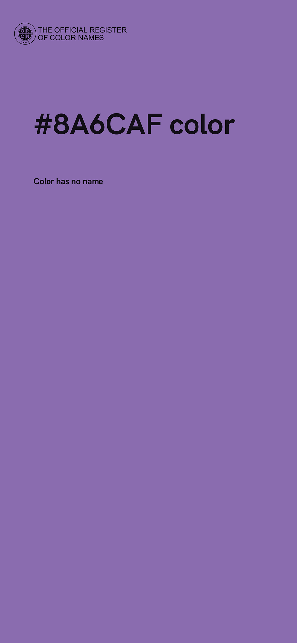 #8A6CAF color image