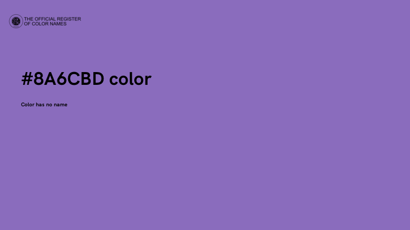 #8A6CBD color image