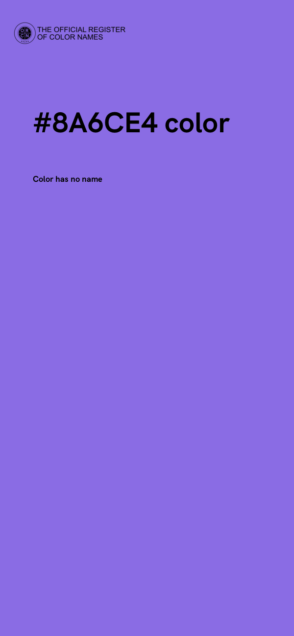 #8A6CE4 color image