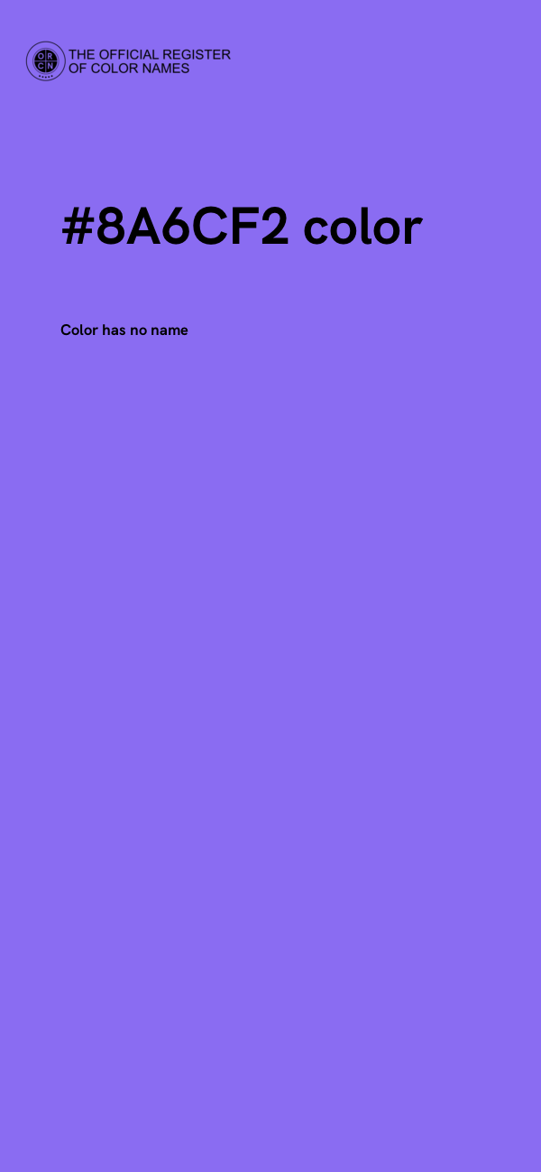 #8A6CF2 color image