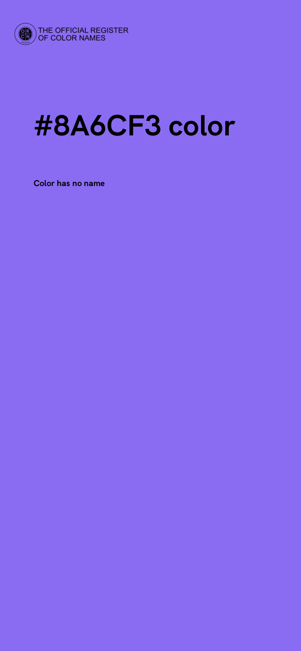 #8A6CF3 color image