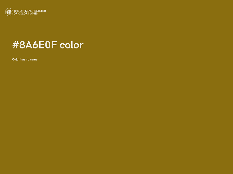 #8A6E0F color image