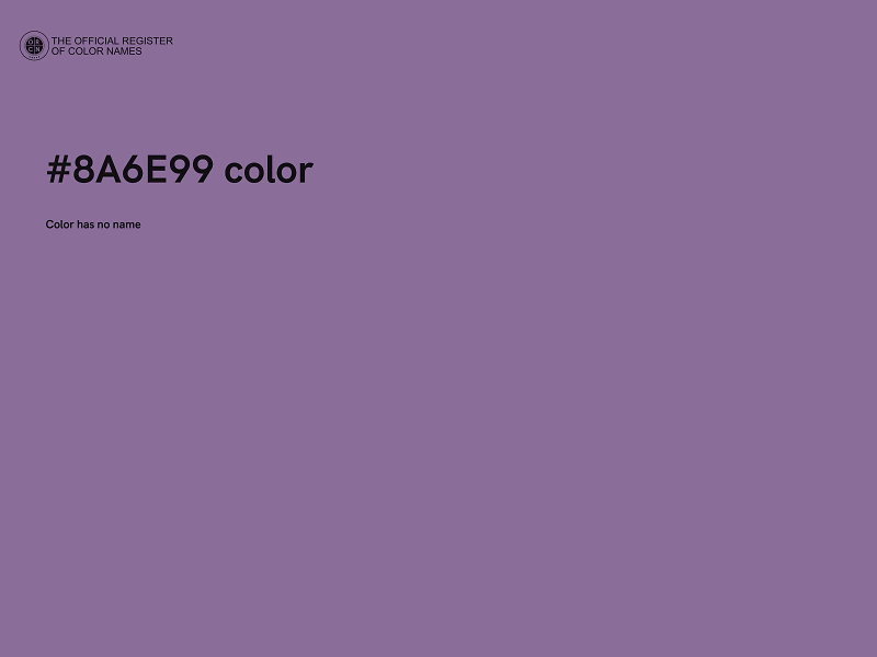 #8A6E99 color image