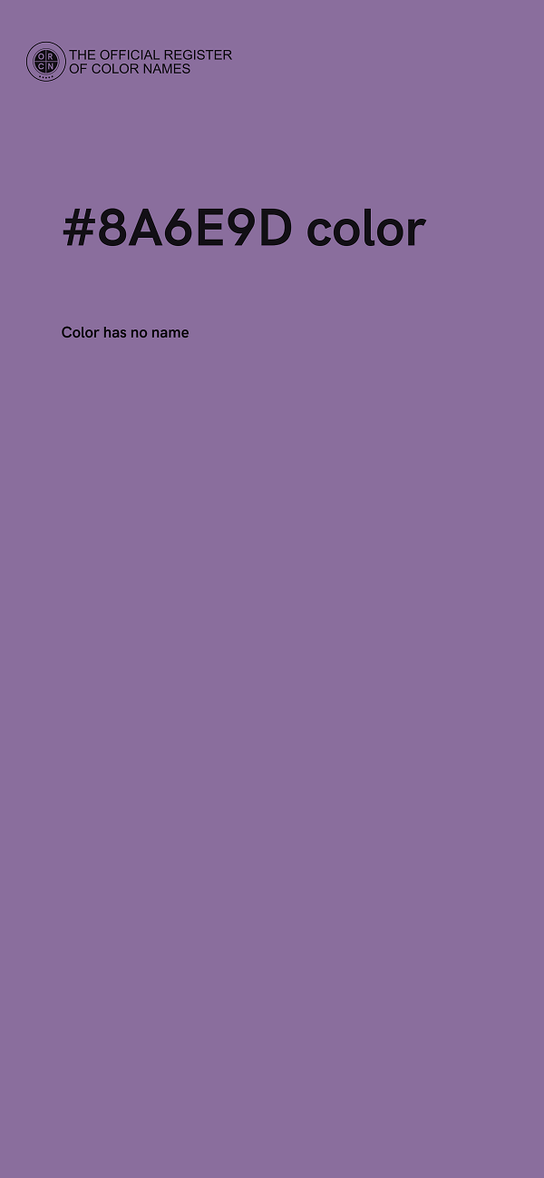 #8A6E9D color image
