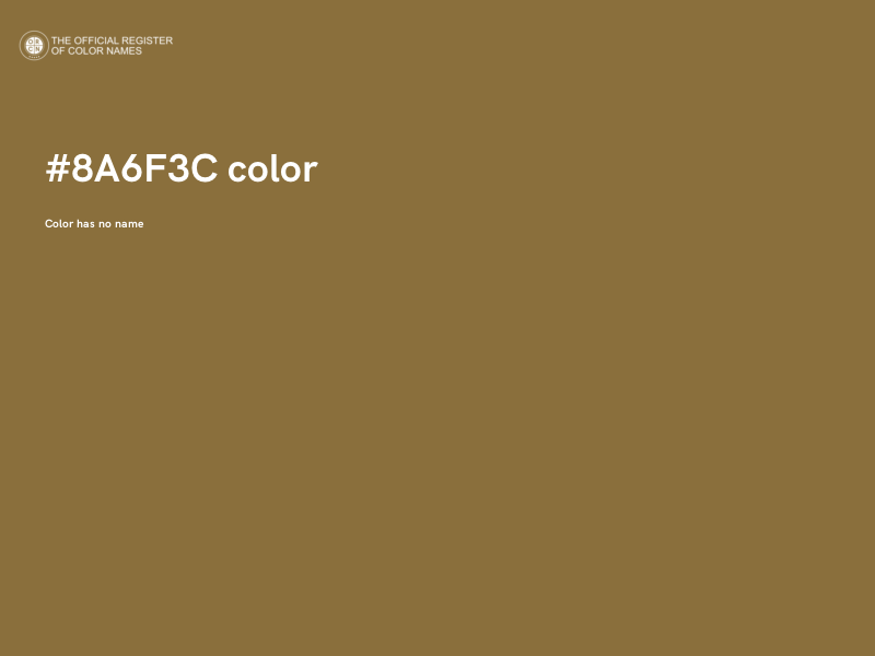 #8A6F3C color image