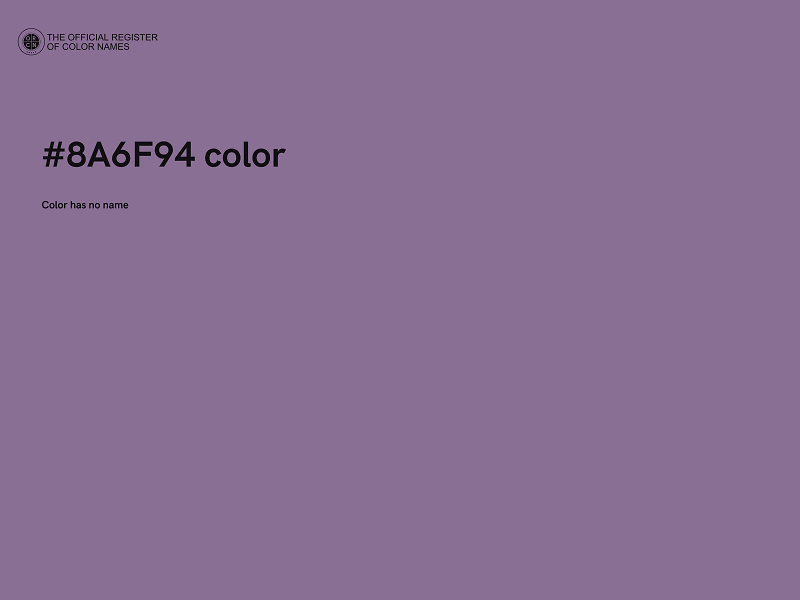 #8A6F94 color image