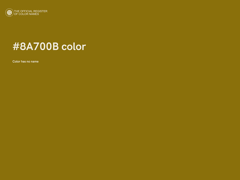 #8A700B color image