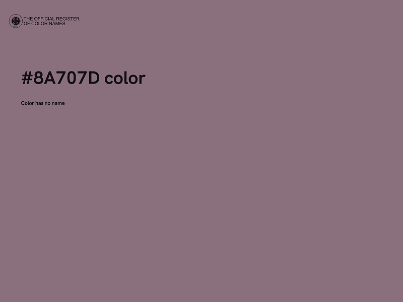 #8A707D color image