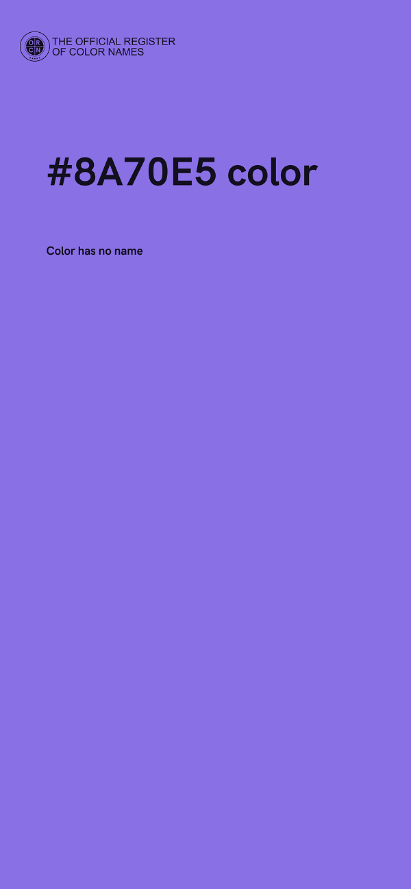 #8A70E5 color image