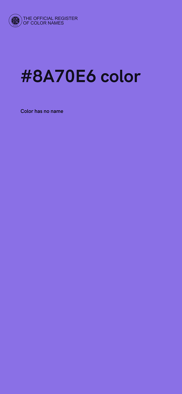 #8A70E6 color image
