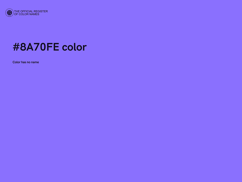 #8A70FE color image