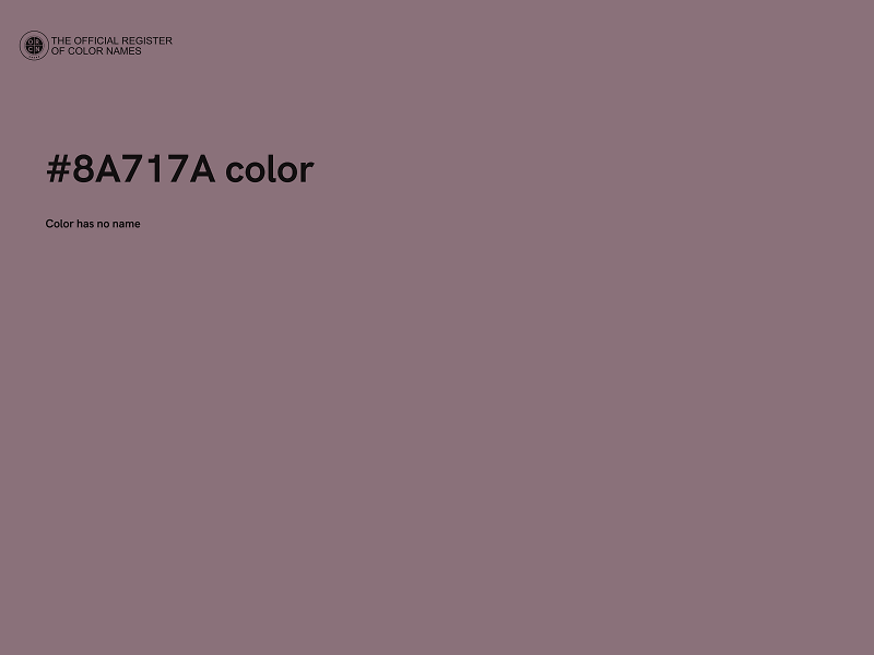 #8A717A color image