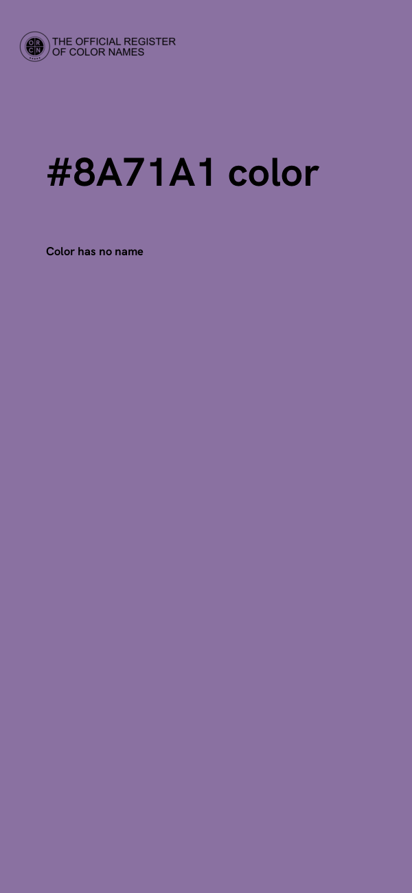#8A71A1 color image