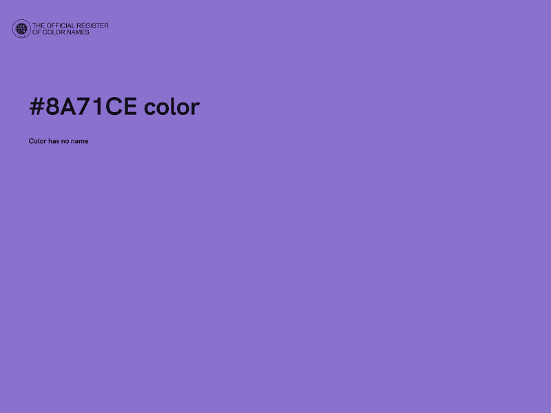 #8A71CE color image