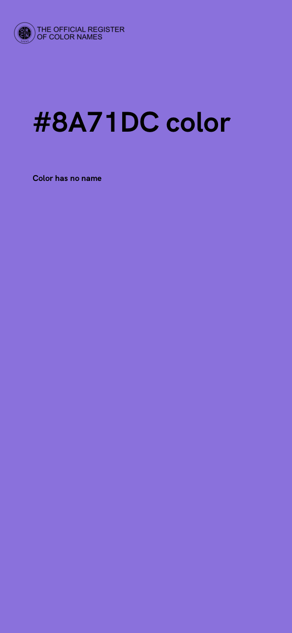 #8A71DC color image