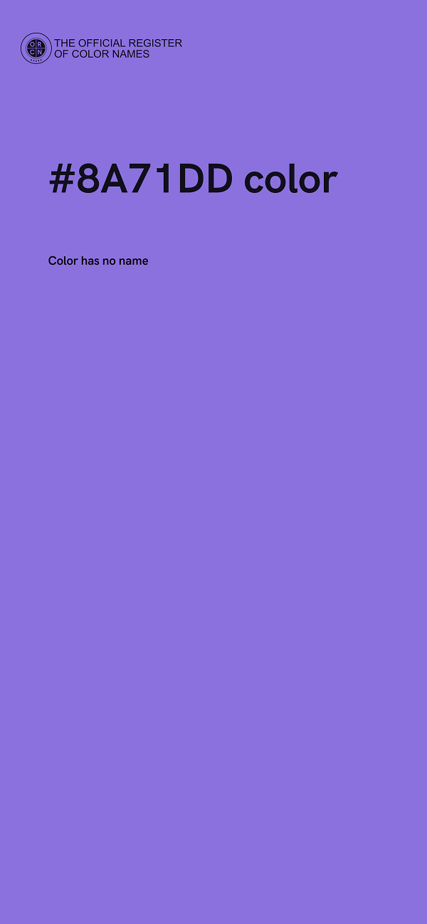 #8A71DD color image