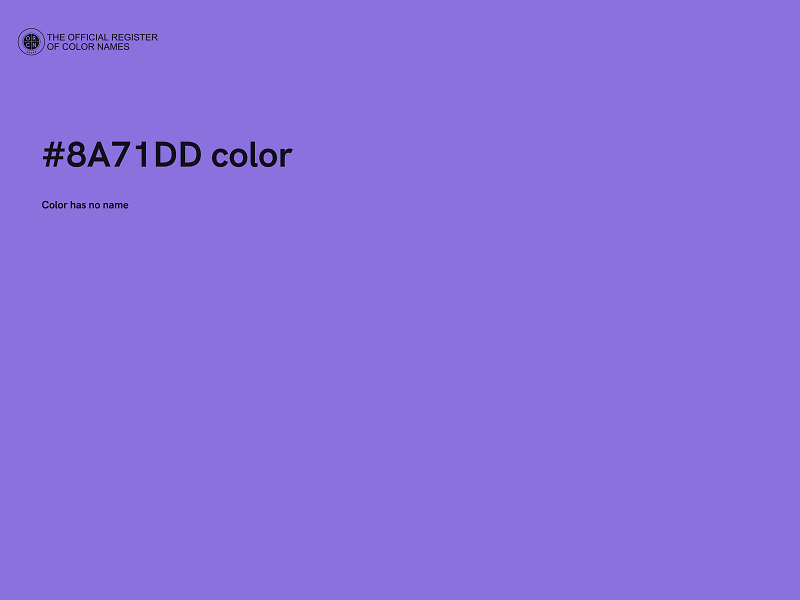 #8A71DD color image