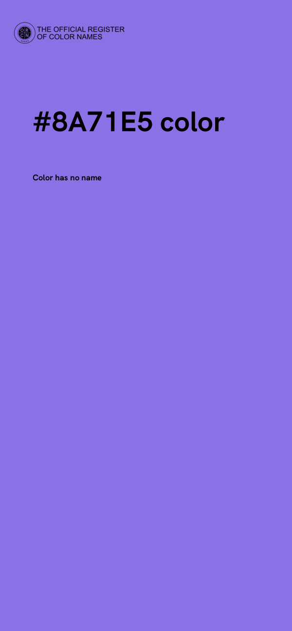 #8A71E5 color image