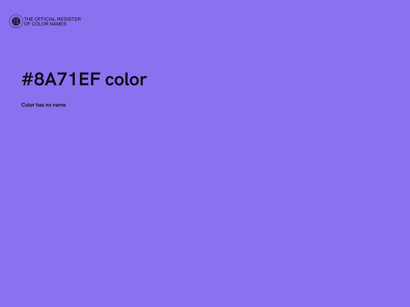 #8A71EF color image