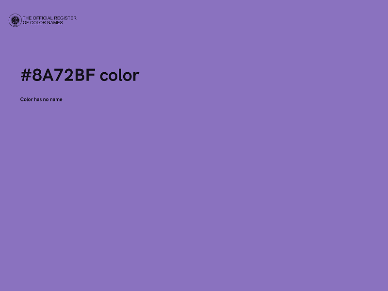 #8A72BF color image