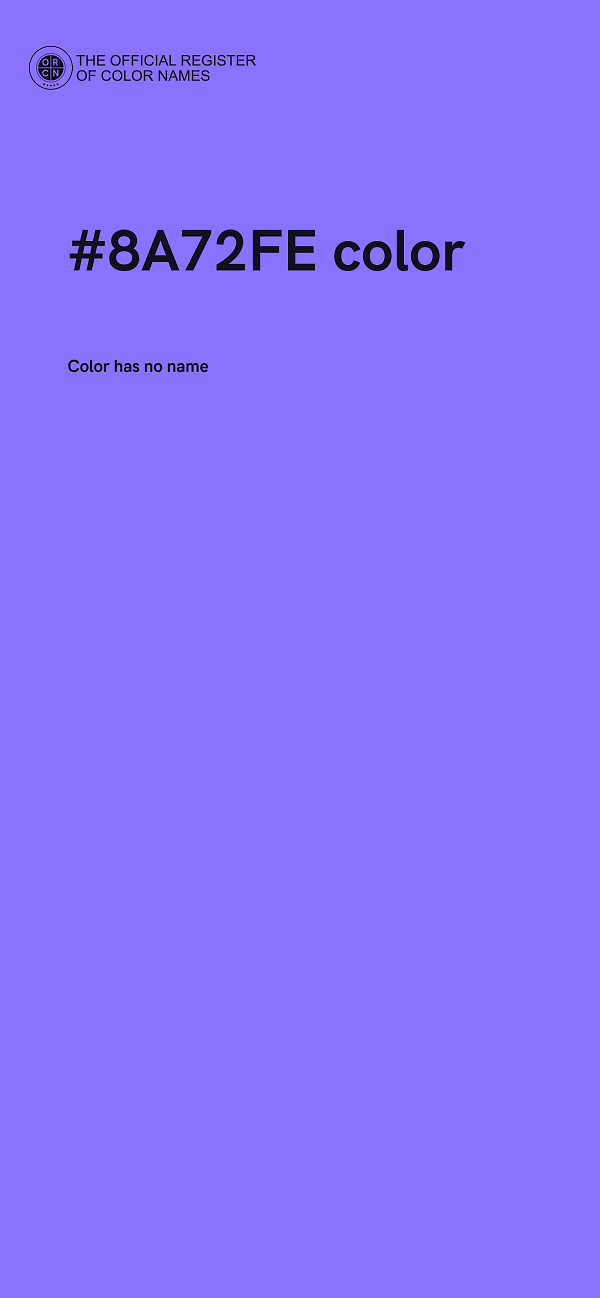 #8A72FE color image