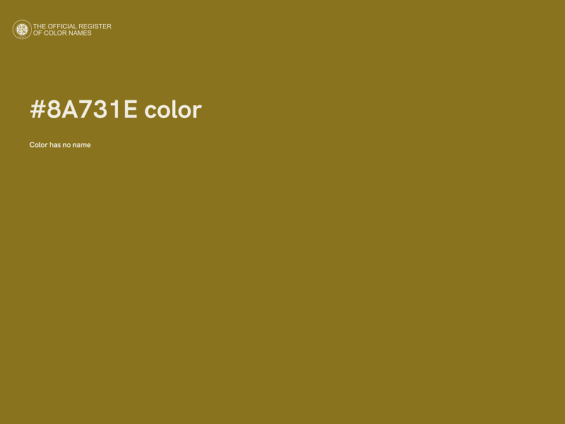 #8A731E color image