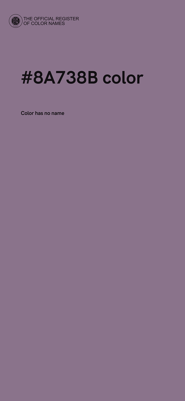 #8A738B color image