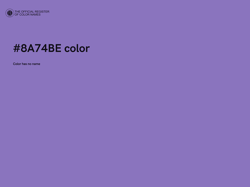 #8A74BE color image