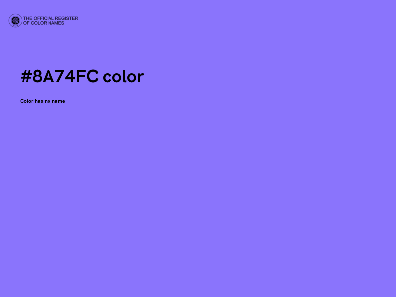 #8A74FC color image