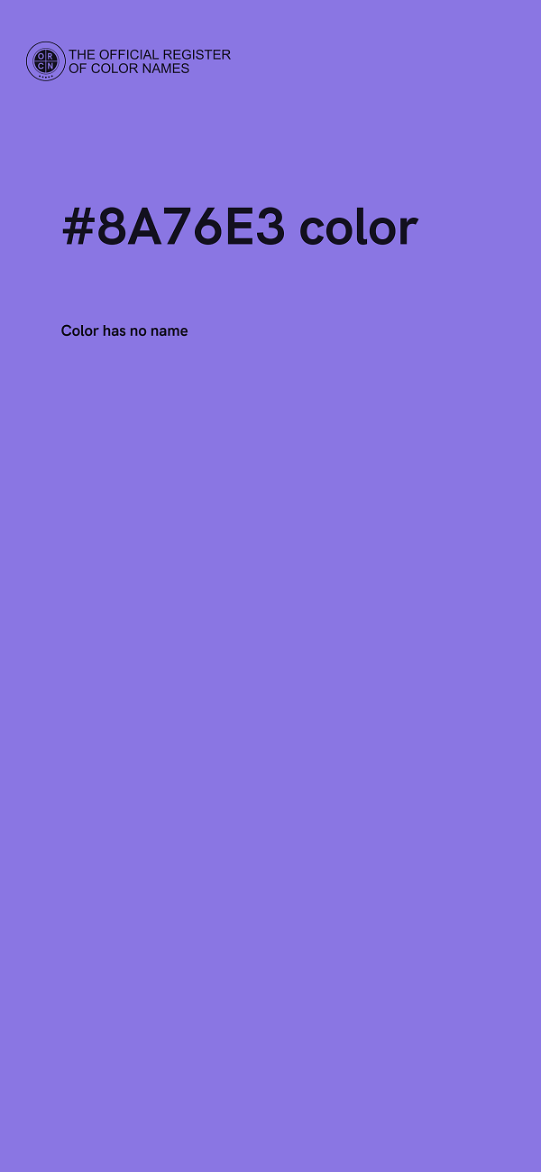 #8A76E3 color image