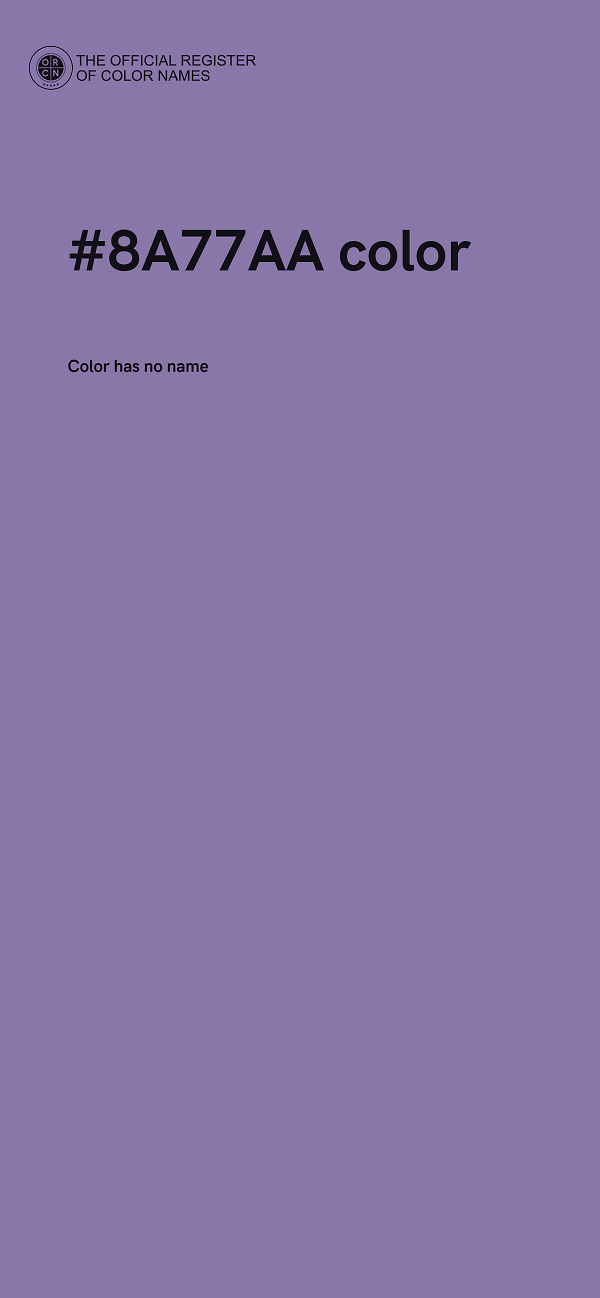 #8A77AA color image
