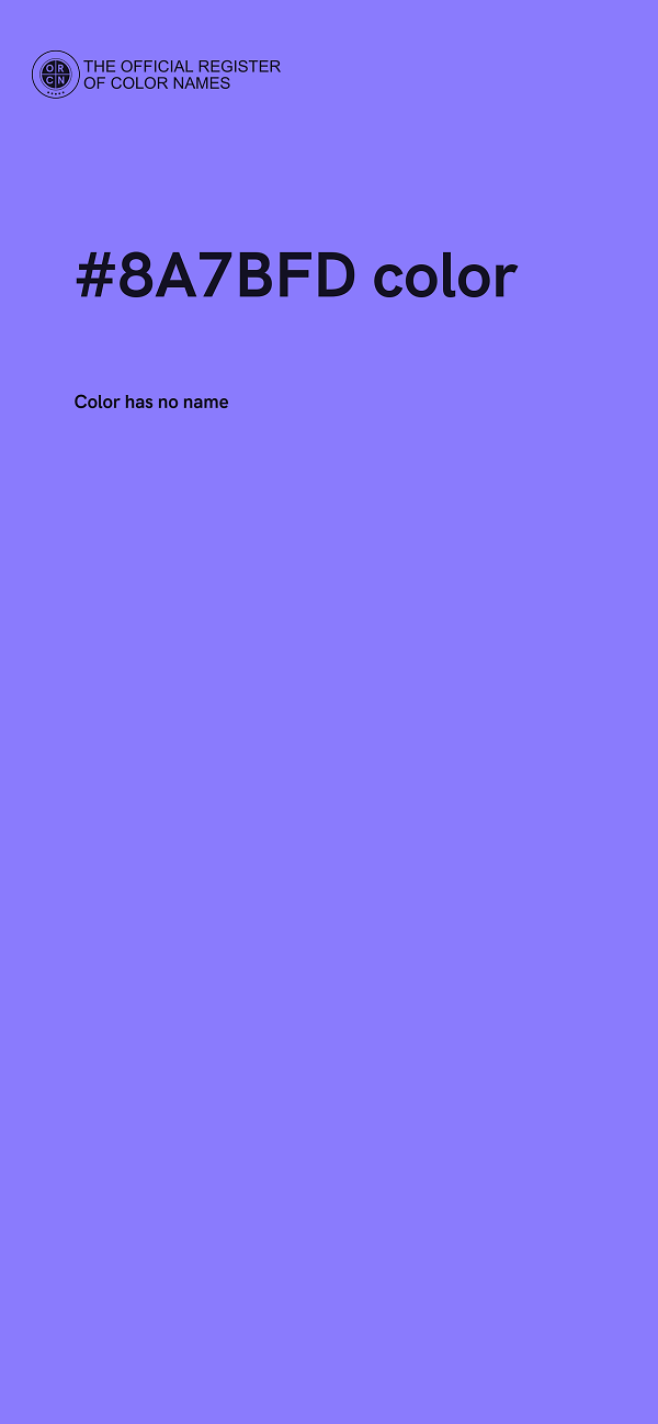 #8A7BFD color image