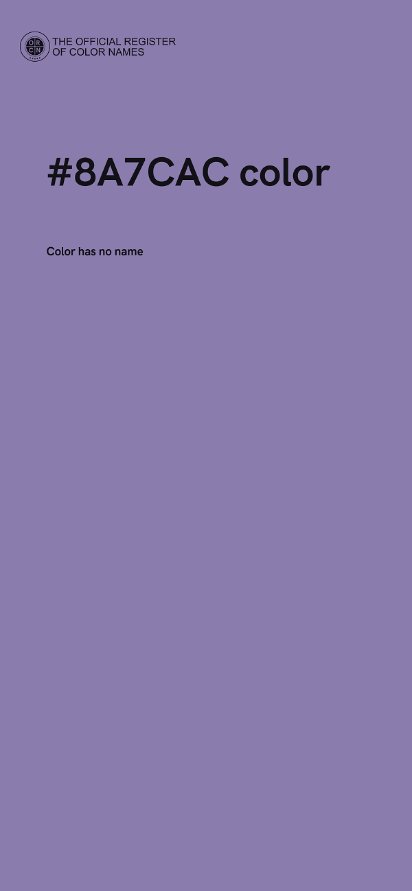 #8A7CAC color image
