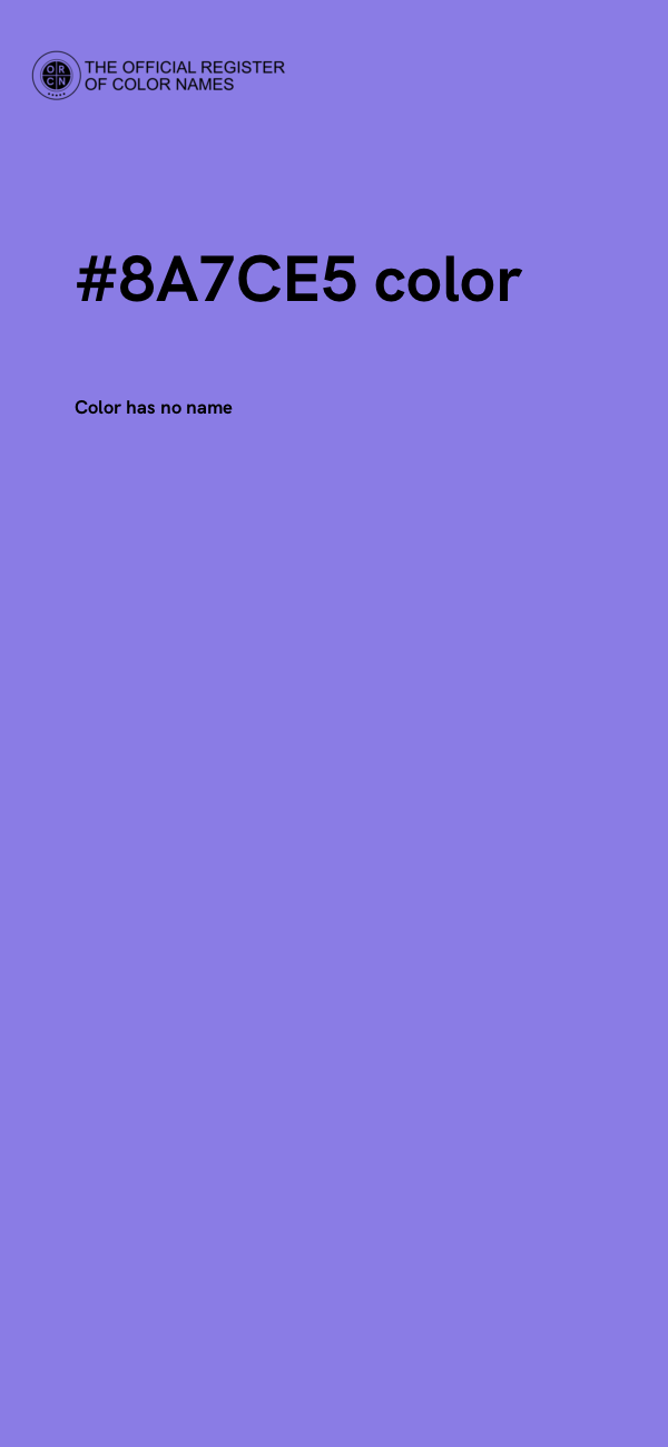 #8A7CE5 color image